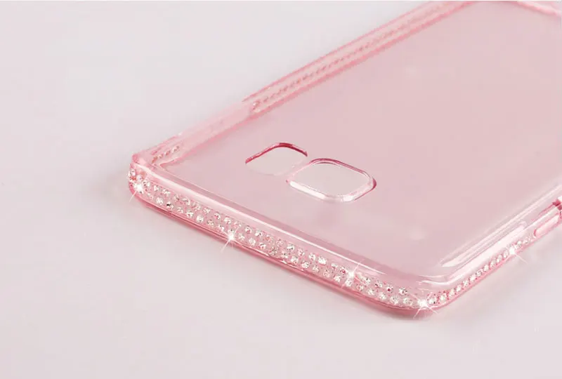 Роскошный алмаз мягкий TPU чехол для samsung Galaxy A3 A5 A7 J3 J5 J7 S6 S7 край S8 S9 плюс Grand Prime Чехлы для крышки Fundas