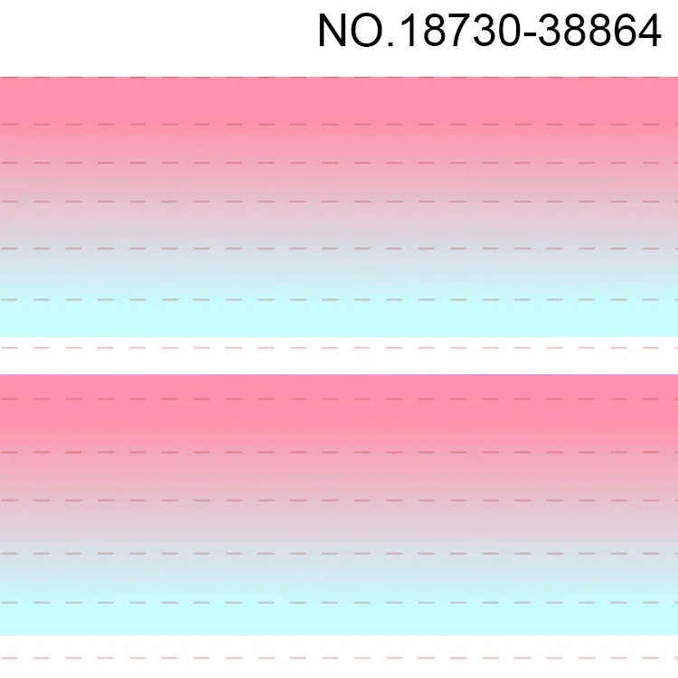 10 ярдов Различные размеры градиентная цветная лента Красивая/Радужная