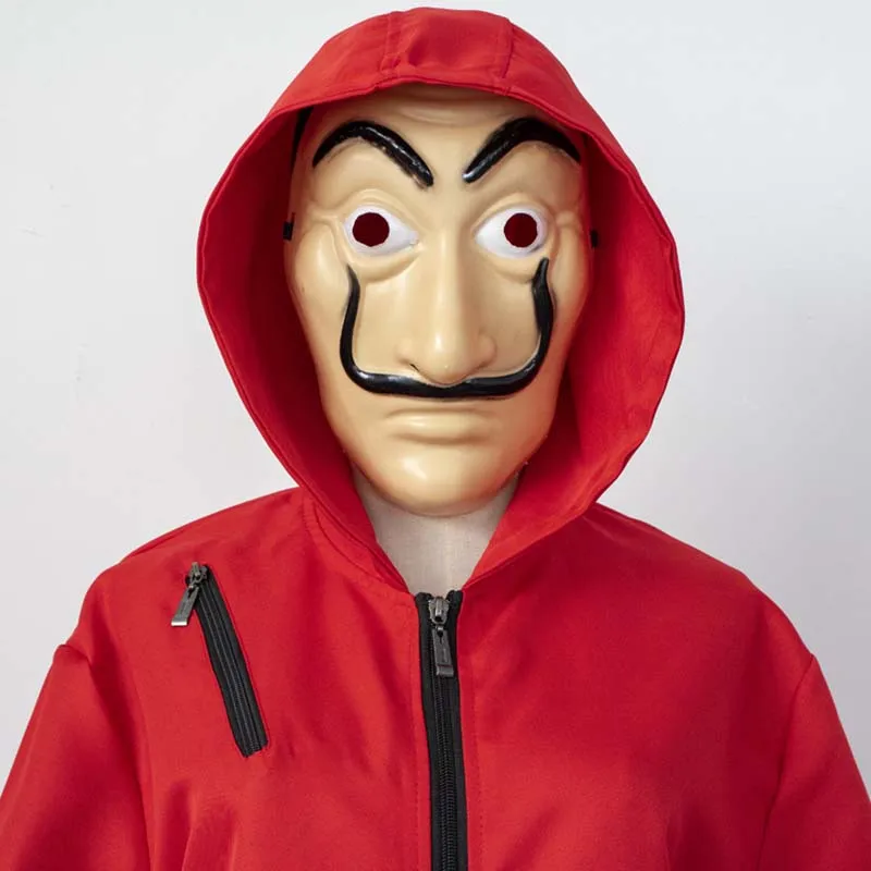 Костюм из фильма La Casa De Papel бумажный костюм Сальвадора Дали для косплея дома