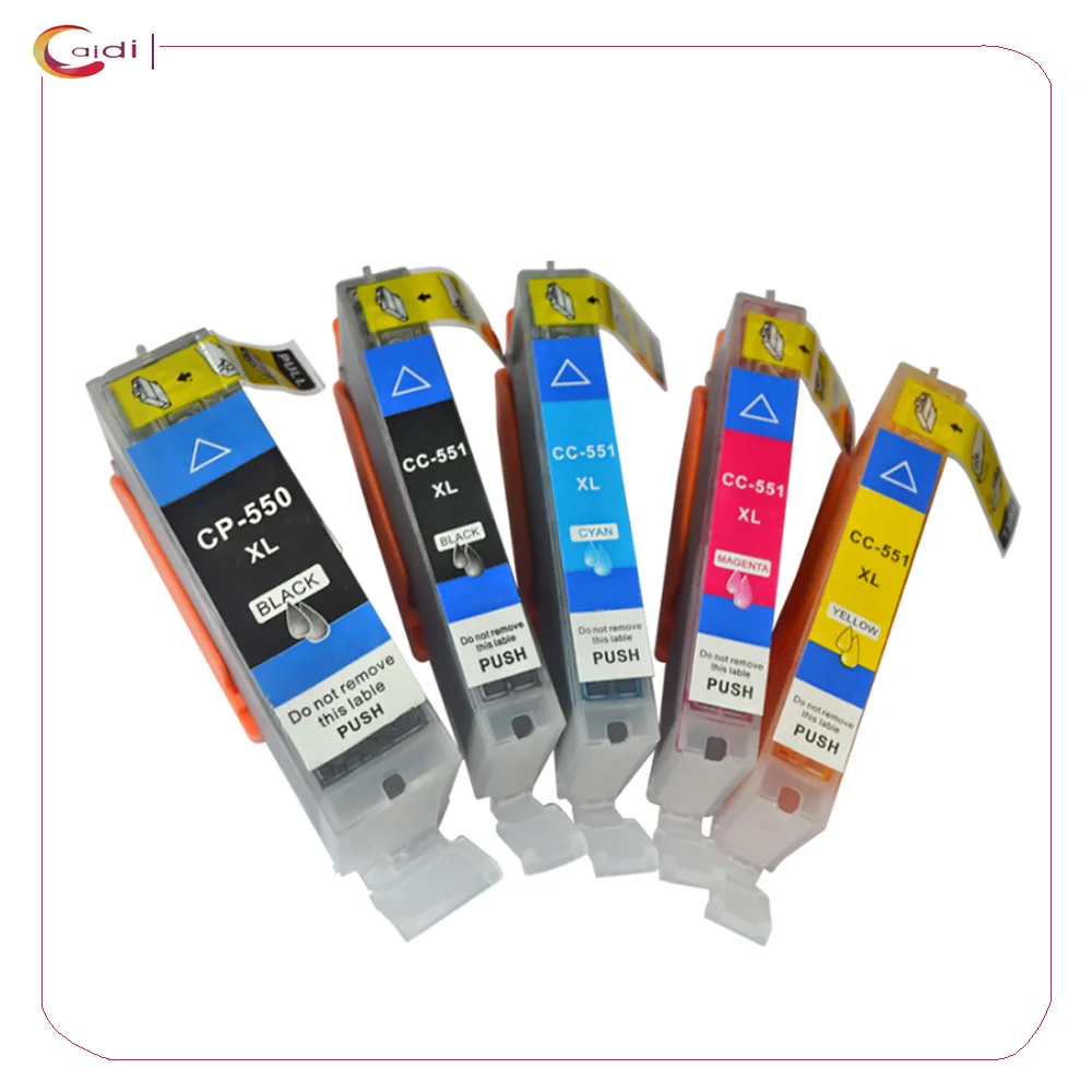5 шт. чернильные картриджи для Canon Pixma MG5450 MG5550 MG5650 MG6350 MG6450 MG6600 MG6650 MX925 MX725 |