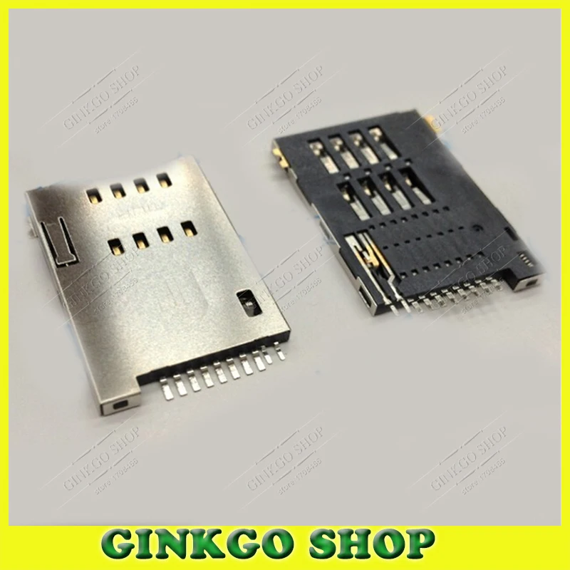 10 шт. MUP C720 8 + 2P 10Pin слот для sim карты держатель лоток контактный Бесплатная