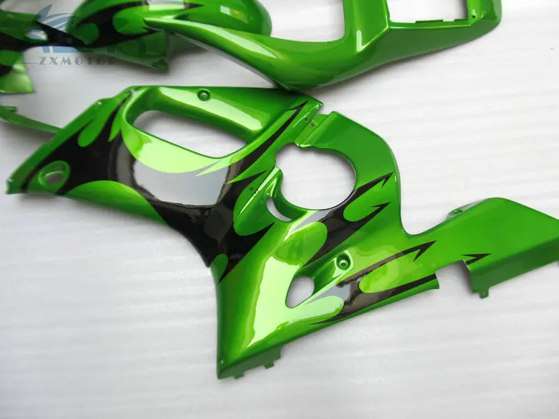 Комплект обтекателей мотоцикла для YAMAHA R6 YZFR6 1998 2000 2001 2002 YZF R6 98-02 Зеленый Черный ABS Пластиковый обтекатель комплекты спортивные EB46