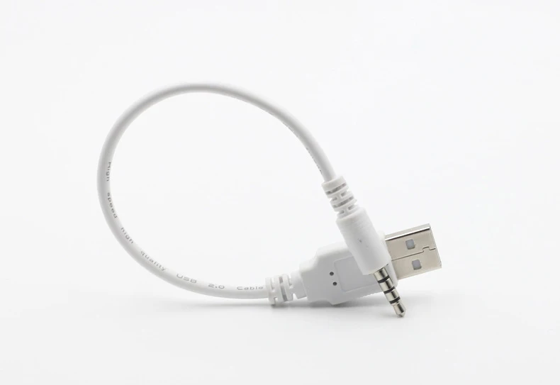 20 см USB папа 3 5 мм Автомобильный AUX аудио кабель для наушников переходник зарядки