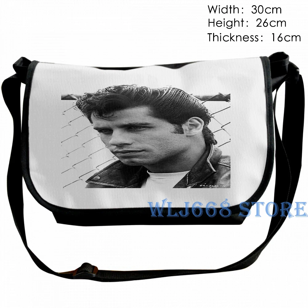 Забавные сумки через плечо с графическим принтом для женщин Джон Траволта смазка