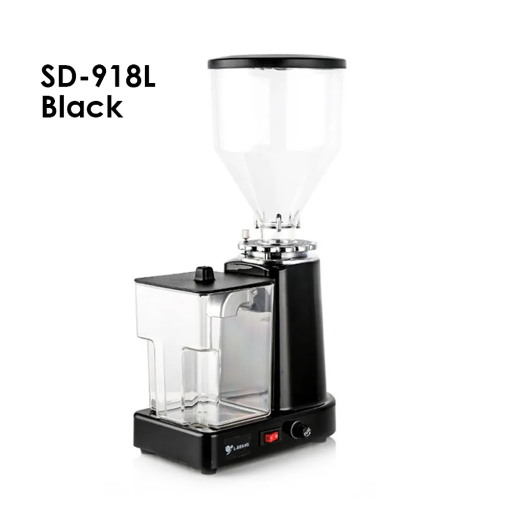 SD-918L Black Новая электрическая кофемолка 110 В/220 В кофемолка Эспрессо машина 19 передач Регулируемая мельница - Цвет: SD-918L Black