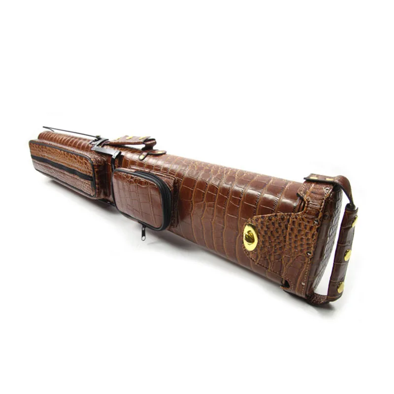 Cuppa Standing 6 Holes Pool Cue Cases Billiard Accessories With Stents Brown Silver Color China |