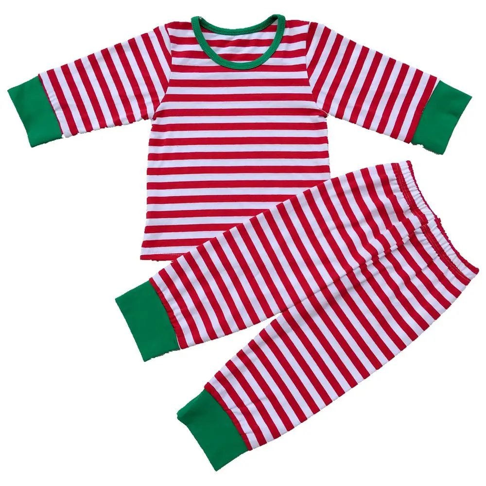 Рождественские пижамы для маленьких мальчиков и девочек детские хлопковые с