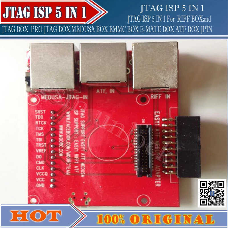 Gsmjustoncct версия ISP адаптер Все в 1 для RIFF легкий JTAG Медуза памяти на носителе EMMC E MATE