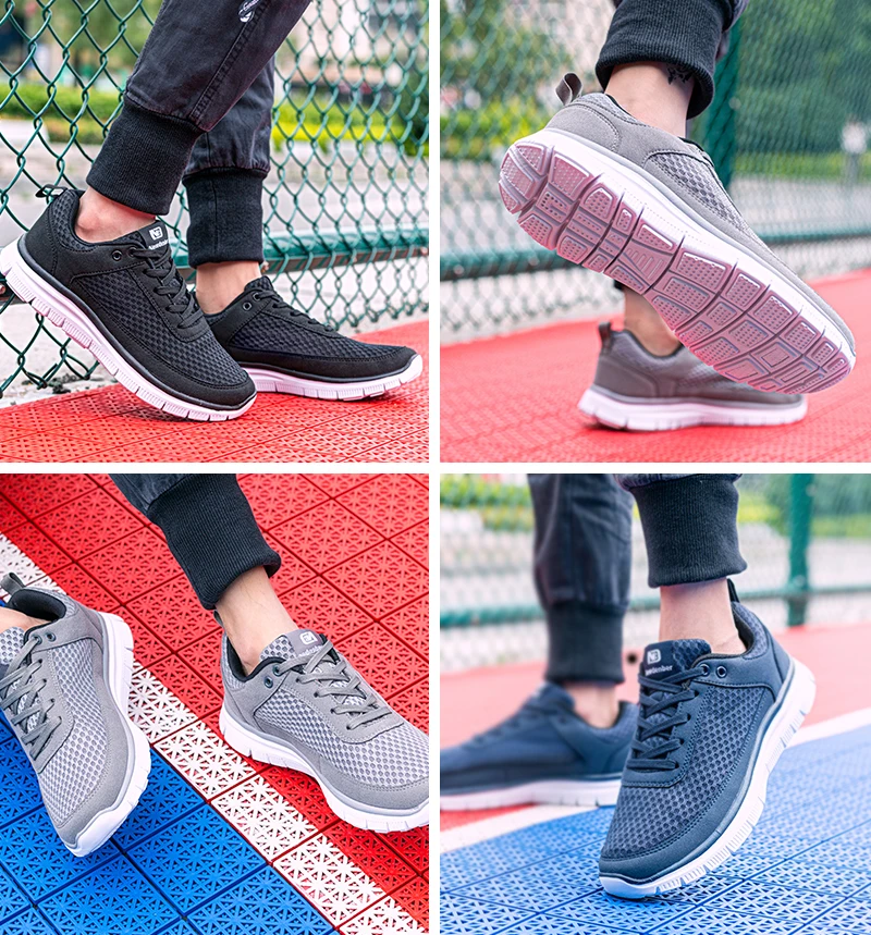 Hot Sale Running Shoes For Men Sports Shoes Outdoor Walking Jogging Sneakers Male Lace-up Athletic Trainers Zapatillas Size 50