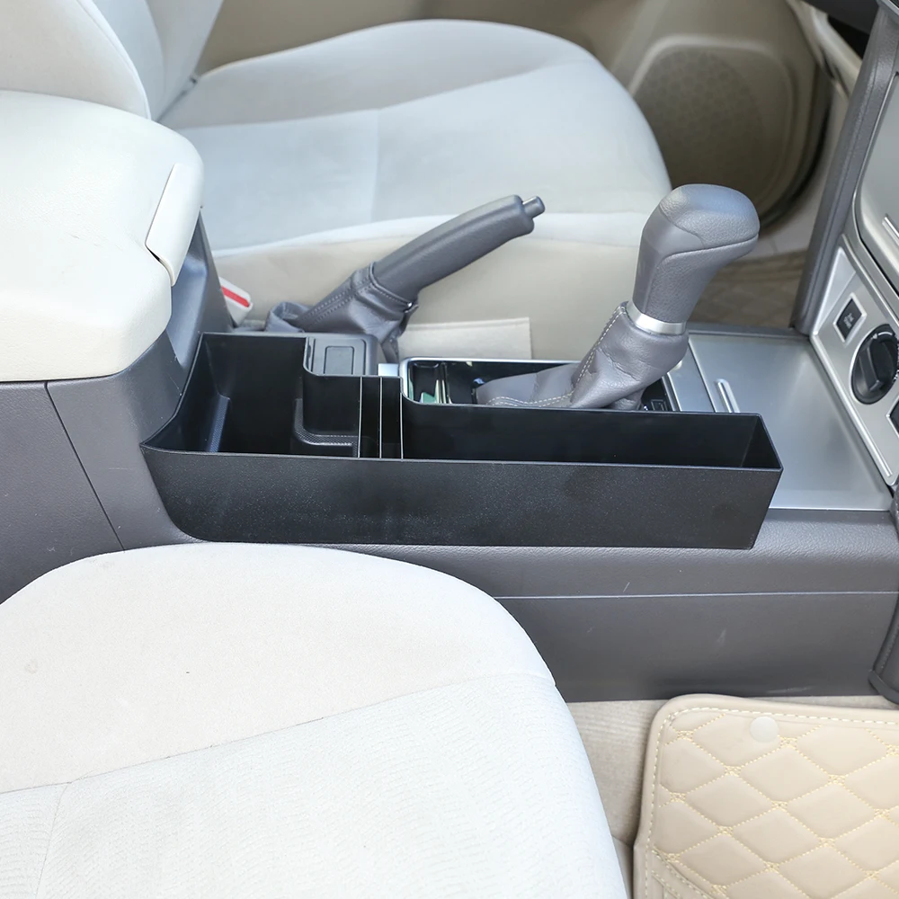 

ABS Plastic Central Console Armrest Storage Box For Toyota Land Cruiser Prado 2018 Car Accessories