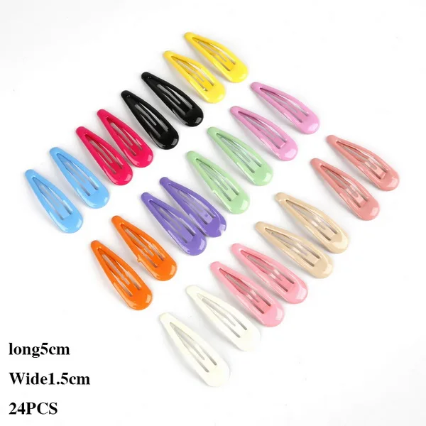 E Заколки для волос для девочек; милые заколки для волос ярких цветов с цветами; заколки для волос; аксессуары для волос - Цвет: E