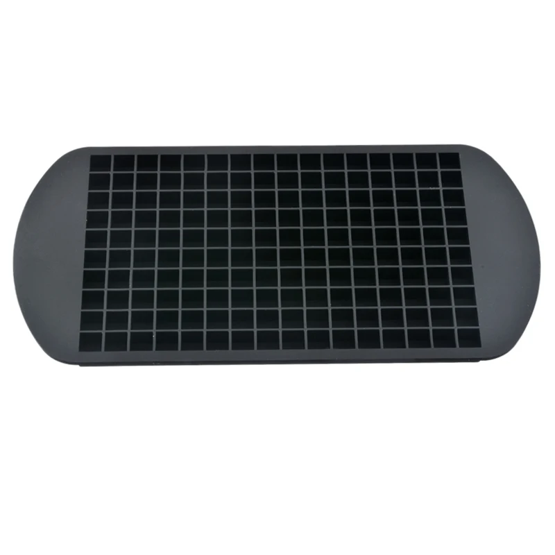 Black 160 Grid Urijk 1X1 см силиконовая форма для мороженого Форма для льда принадлежности для напитков 150/160 сетка лоток для льда Форма производитель кубиков льда - Цвет: Black 160 Grid