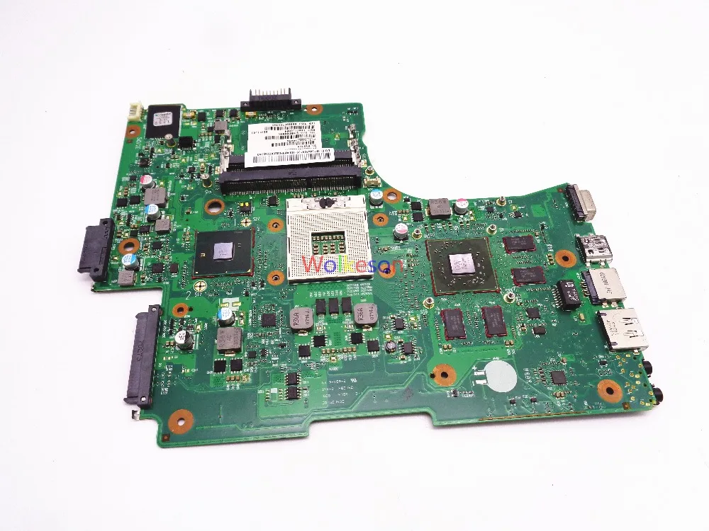 SHELI для ноутбука Toshiba Satellite L650 материнская плата V000218020 6050A2332301 MB A02 HM55 HD5650M GPU DDR3 тест
