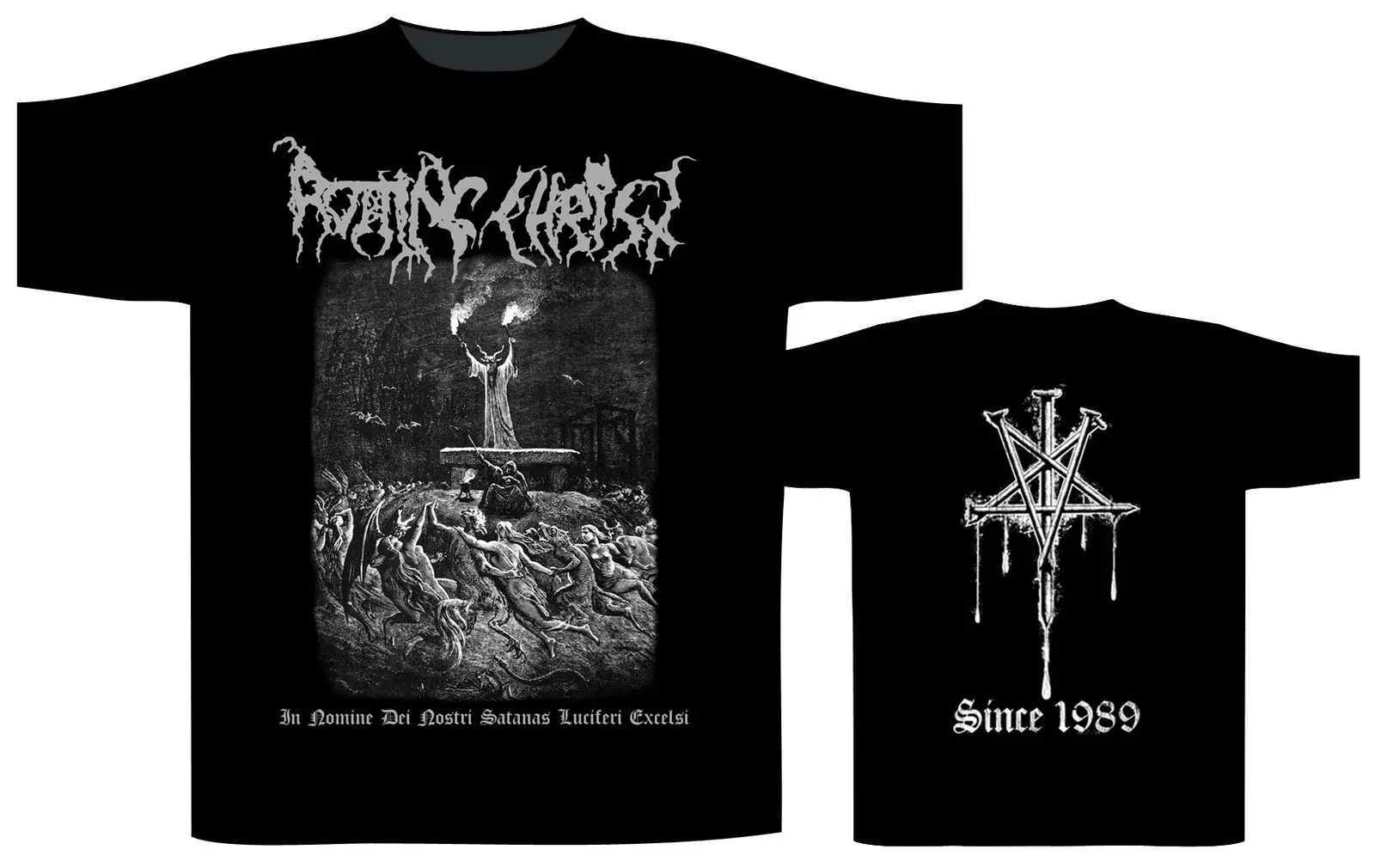 

Rotting Christ 'In Nomine Dei Nostri' T-Shirt - NEW & OFFICIAL Cute Tatoo Lover T Shirt Fashion New Arrival Simple