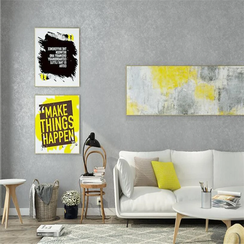 

beibehang wallpaper 3d Mottled plain color living room 3D wallpaper solid color non-woven simple modern wall papers home decor
