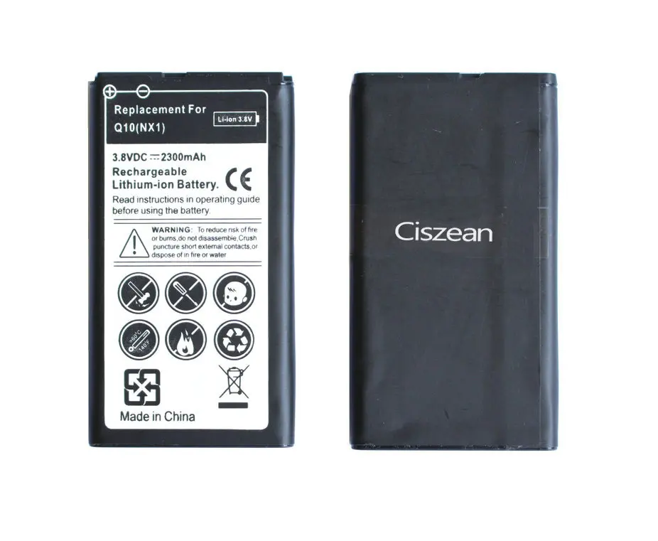 Ciszean 2300 мА/ч ACC-53785-201/с рукавом &quotлетучая мышь&quot 52961-003 / NX1 Замена Батарея для Blackberry