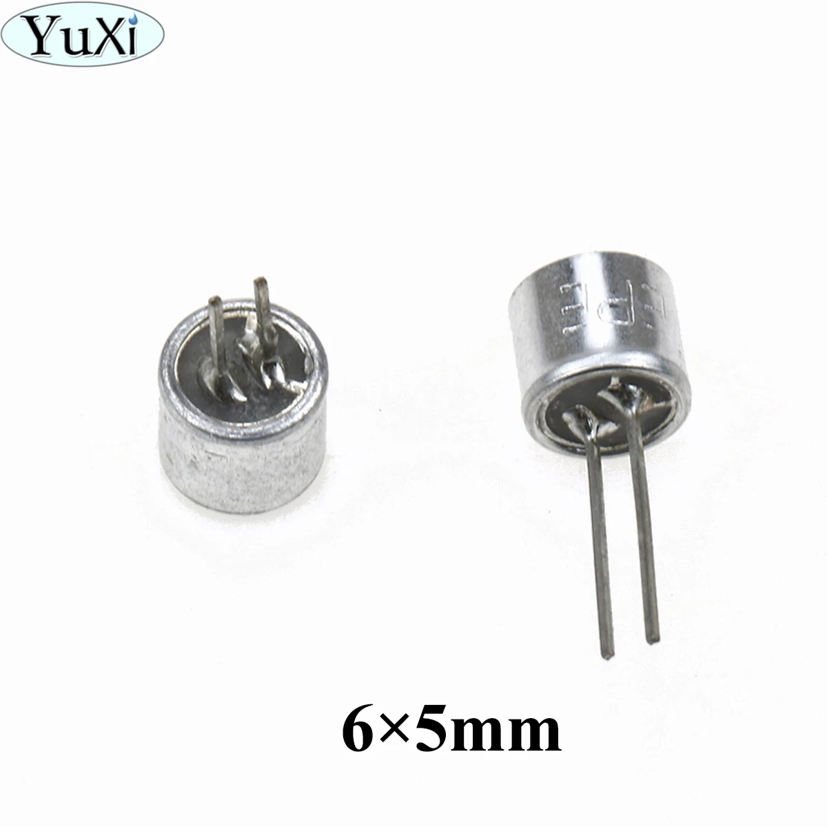 YuXi 10 шт. 6*5 мм электретный микрофон конденсатор 52DB с 2pin 6 мм x 5 мм микрофон пикап