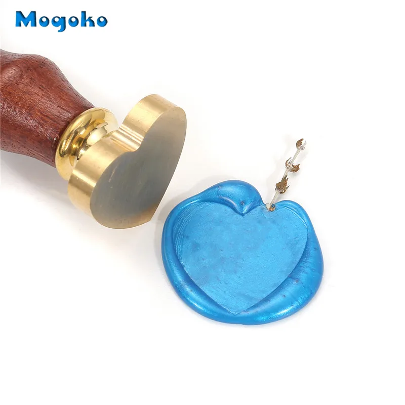Mogoko 1 шт. винтажный Ретро Сердце чистый воск печать отлично подходит для