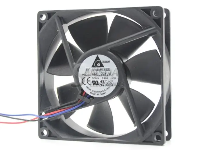 Для delta 9025 9 см 9225 92*92*25 мм afb0924vh 24v 0.4a преобразователь частоты двойной шаровой