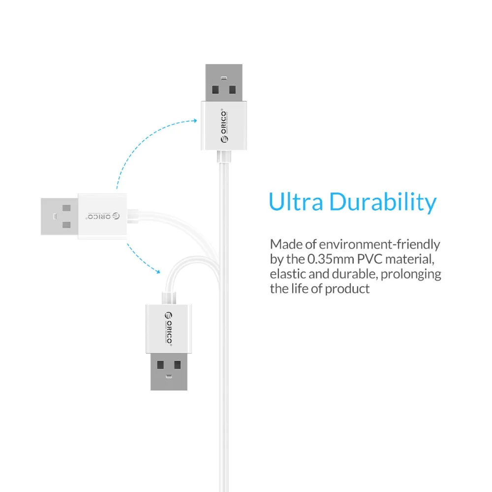 Micro USB кабель ORICO для быстрой зарядки и синхронизации данных 3 а максимальный ток