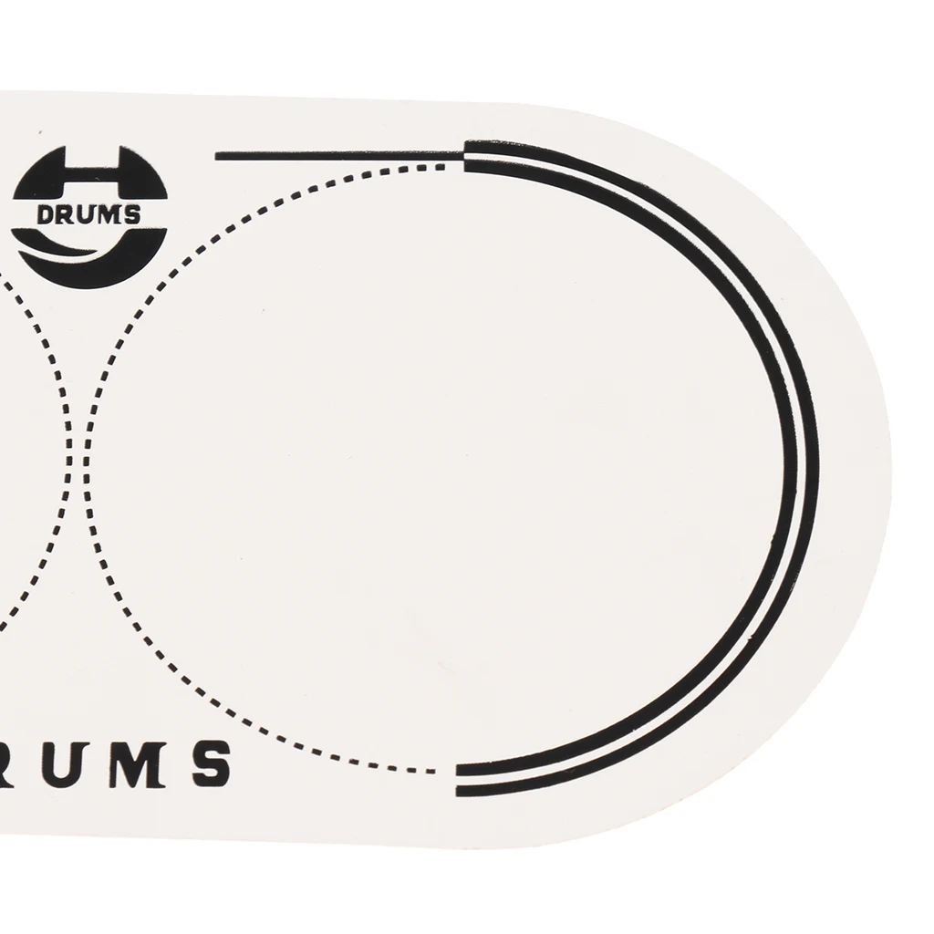 Музыкальная двойная бас барабанная пластырь PETG ударная часть инструмента для