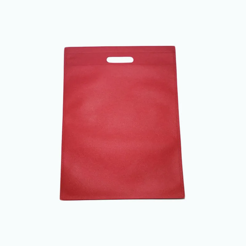 red Новинка, 30x40 см, многоразовая сумка для покупок, сумки из нетканого материала, складная сумка для покупок в подарок, обувь, рождественские сумки для покупок - Цвет: red