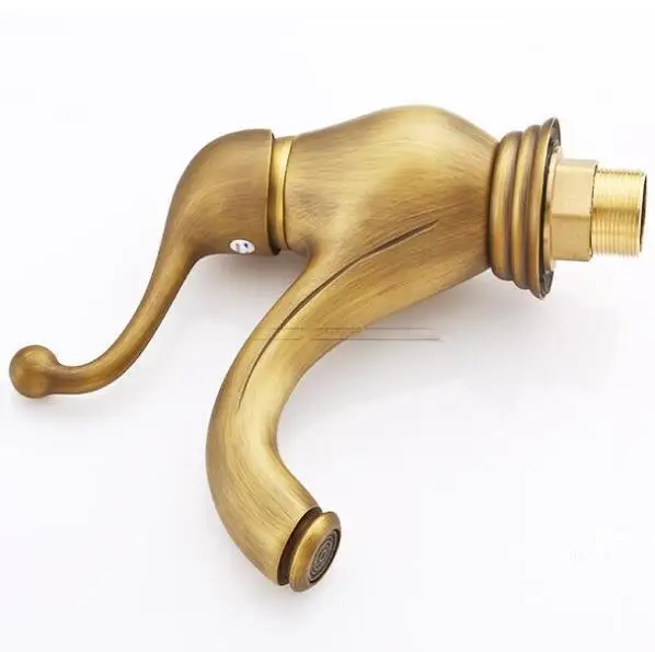 Free Shipping Antique Bronze Classic Bathroom Vessel Sink Basin Faucet single handle Mixer Tap Modern basin water taps 6500 |