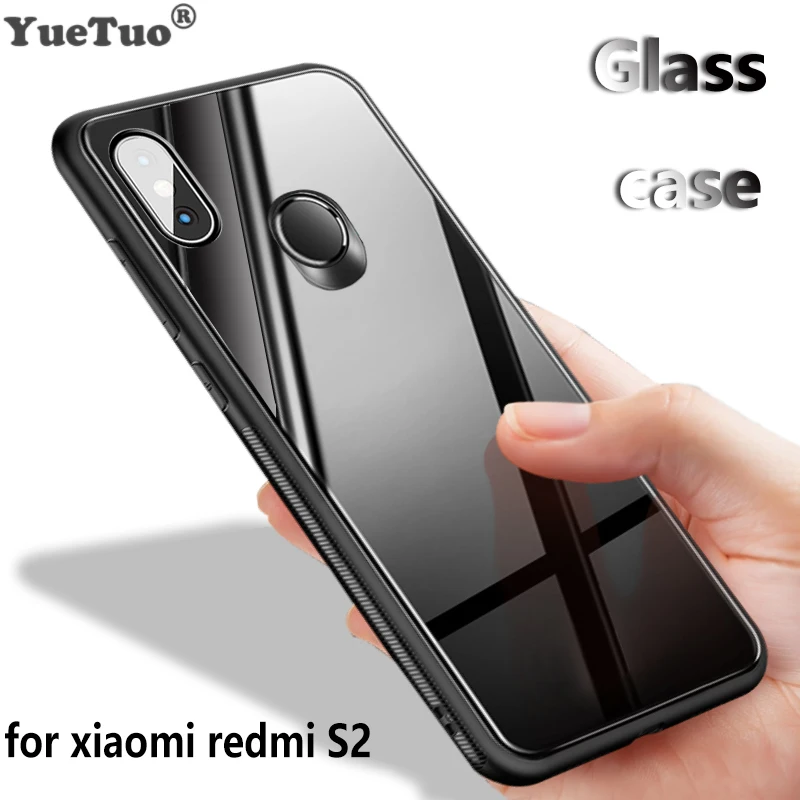 YUETUO роскошный ТПУ стеклянный зеркальный чехол для телефона xiaomi redmi s2 y2 s 2 ksiomi xiomi