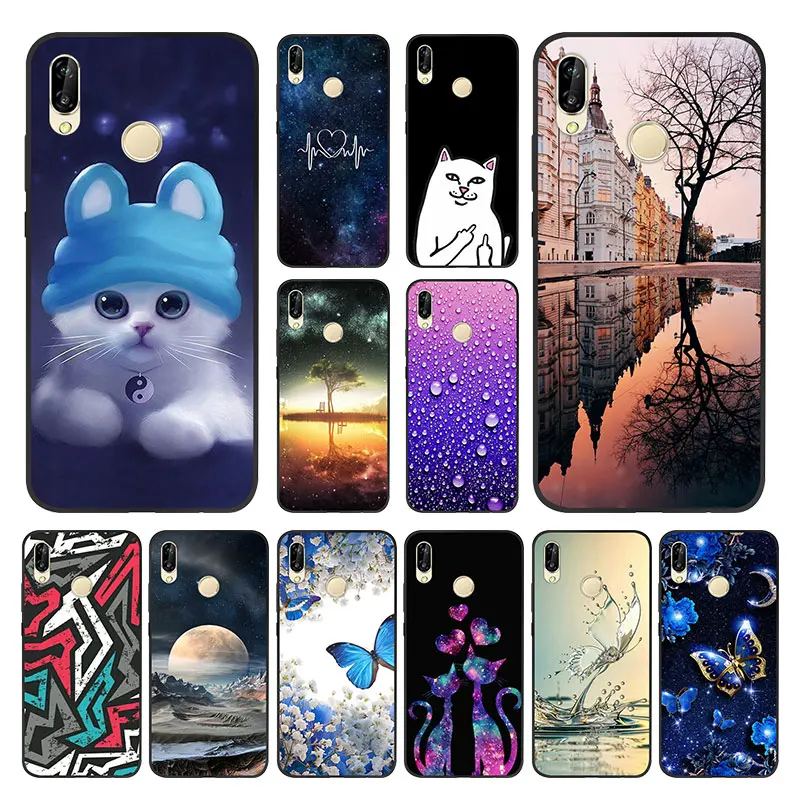 Чехол для huawei P20 Lite, мягкий силиконовый бампер для huawei P20 Lite P20lite, чехол для телефона P 20 Lite, защита для задней панели