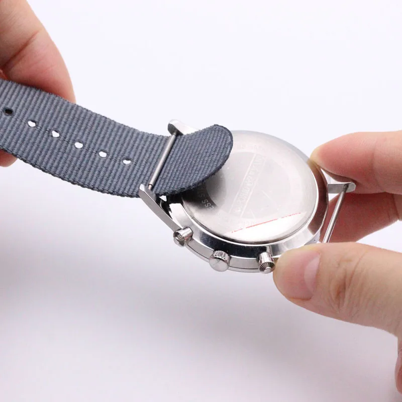 

Watchband Wholesale Watches Men Nylon Nato Strap WatchBand Waterproof Watch Strap on For hours