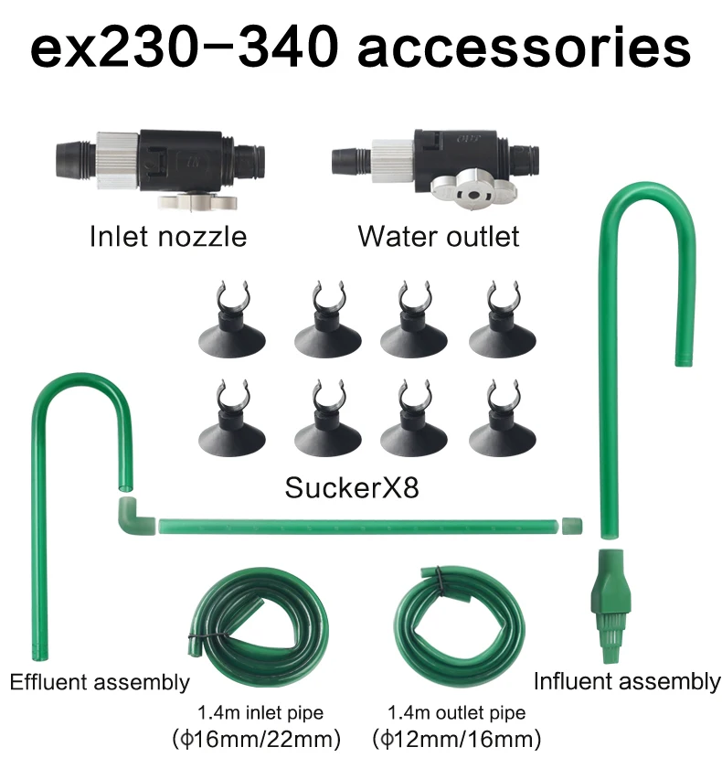 До EX 340 внешний подвесной Тип фильтрующий бочонок для дождя аквариум бесшумный