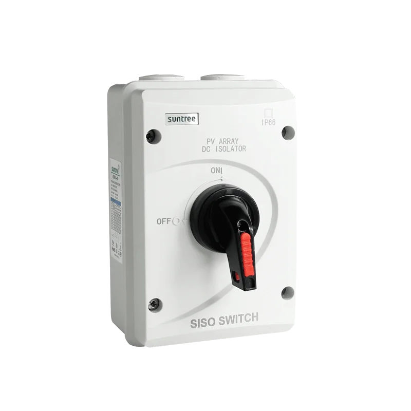 DC 1000V 32A SISO PV изолирующий переключатель для солнечной системы ВКЛ ВЫКЛ трансер IP66