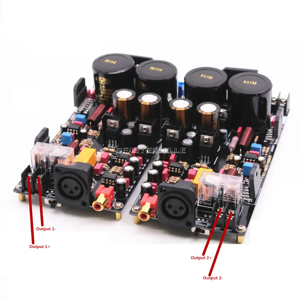 LM3886 полностью сбалансированный Мощность усилитель доска 120 Вт+ 120 Вт Hi-Fi стерео 2-х канальный готовой платы