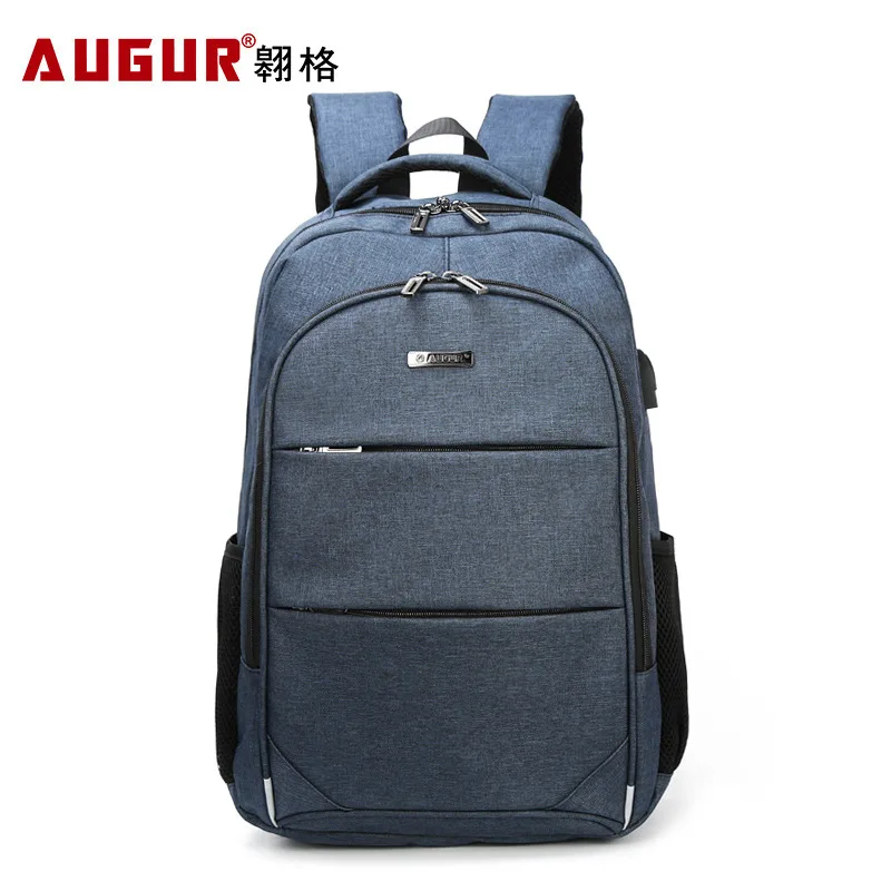 

AUGUR New Oxford Waterproof Backpacks USB Charging For 15.6 inch laptop Back pack Large Capacity Stundet School Casual Style Bag