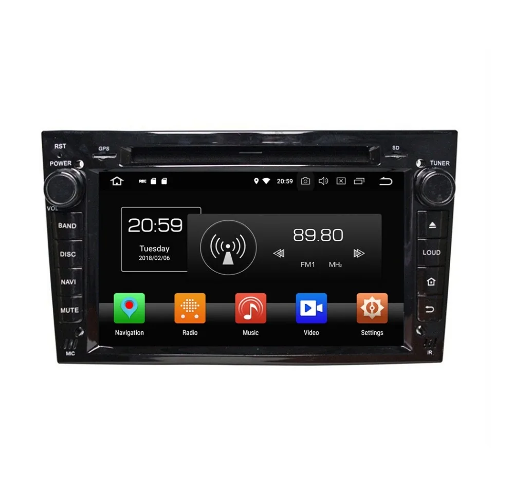 

4 ГБ ОЗУ 2 din 7 "Android 8,0 Автомобильная Стерео DVD Радио GPS навигация для Opel Vectra Antara Zafira Corsa Марка Meriva Astra 32 Гб ROM