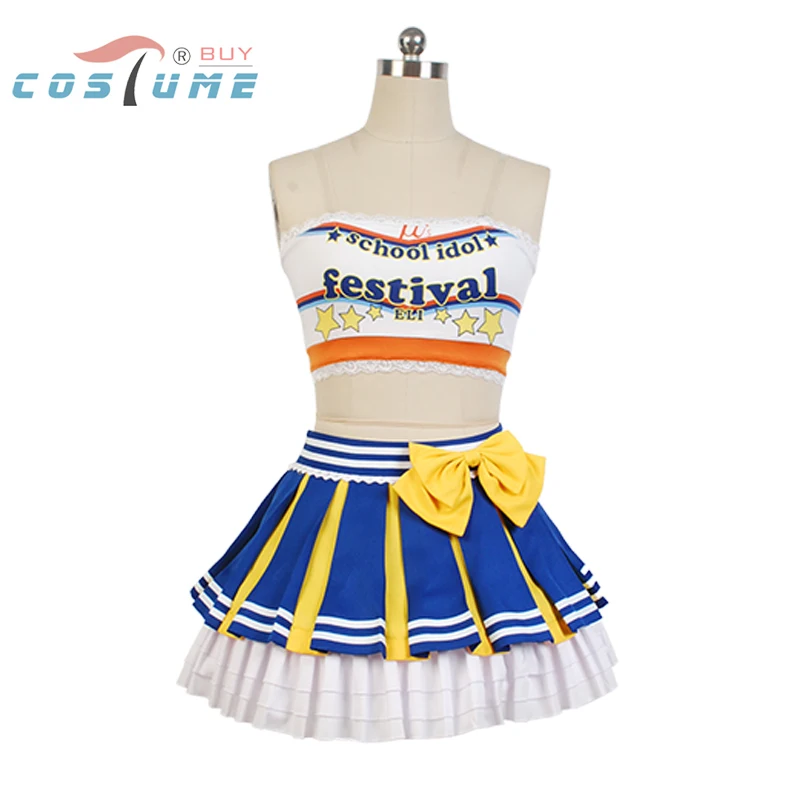 LoveLive! Love Live Eli Ayase черлидеров косплей костюмы для женщин девочек аниме Хэллоуин