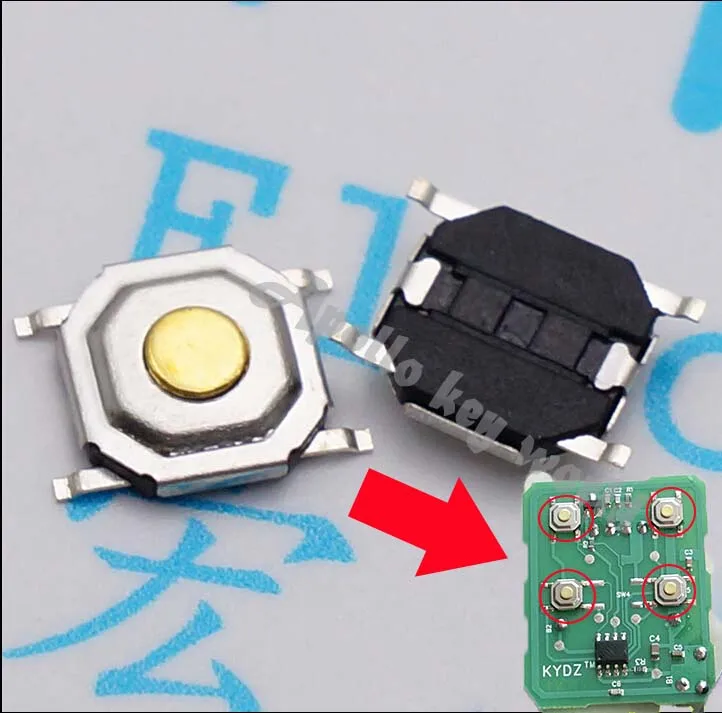 Микропереключатель SMD тактильная кнопка для FORD EDGE EXPEDITION EXPLORER F150 KUGA CHRYSLER JEEP DODGE REMOTE