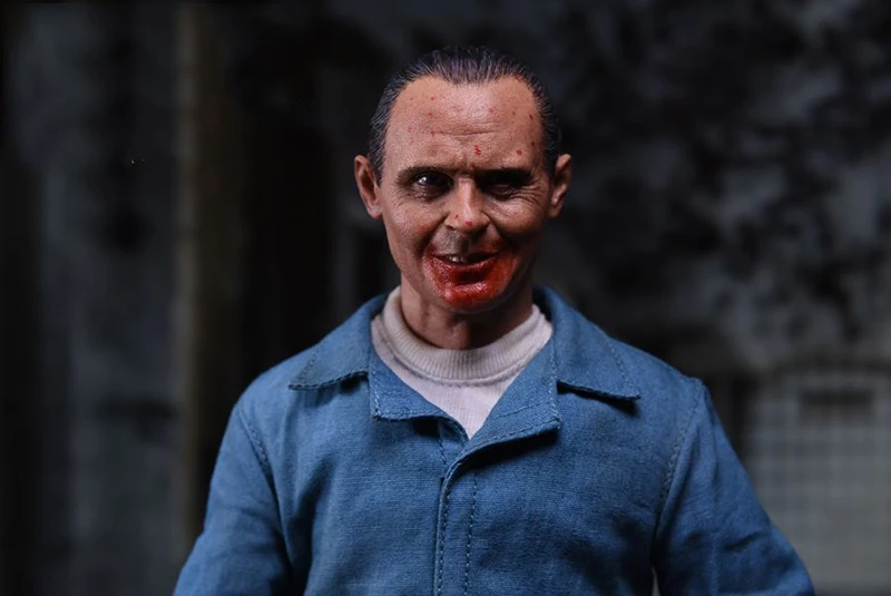 12 ''человек Рисунок 1/6 Ганнибал Лектер 2,0 кукла игрушка с головой скульптуры FS012