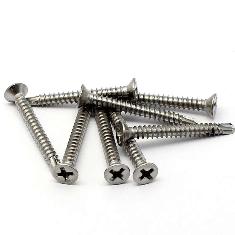 Подлинная сверхтвердая 410 нержавеющая сталь плоская потайная головка