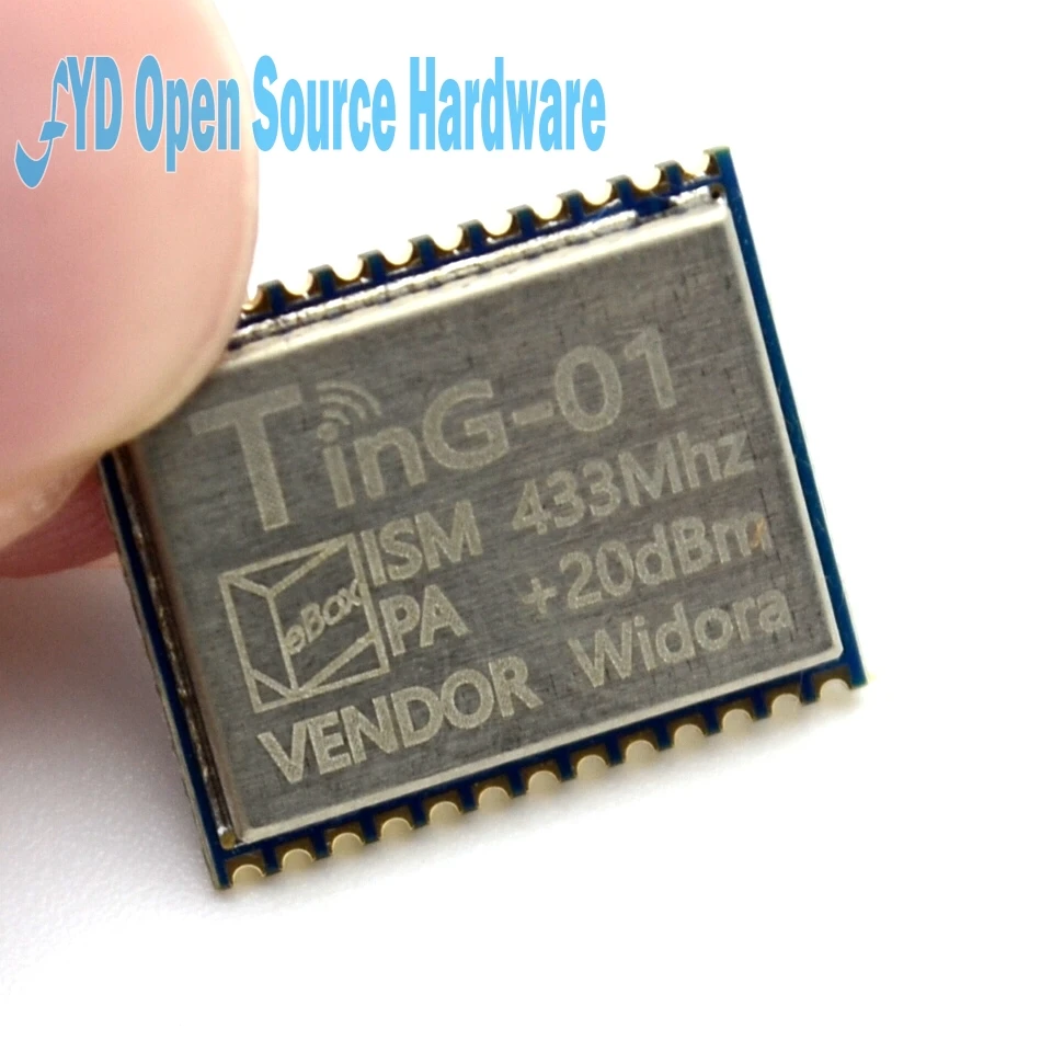 1 шт. Widora Ting 01/01 M SX1278 433MHZ Серийный порт LORA spread UART интерфейс беспроводной