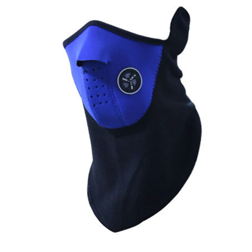 Cycing Зимняя Теплая Флисовая полумаска лыжная Ветрозащитная маска шарф для защиты