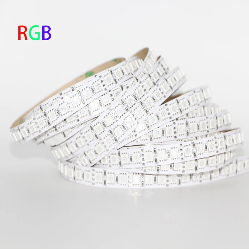 Светодиодная лента 12 в пост. Тока 5 м 5054 SMD RGB 120 светодиодов/м не водонепроницаемая