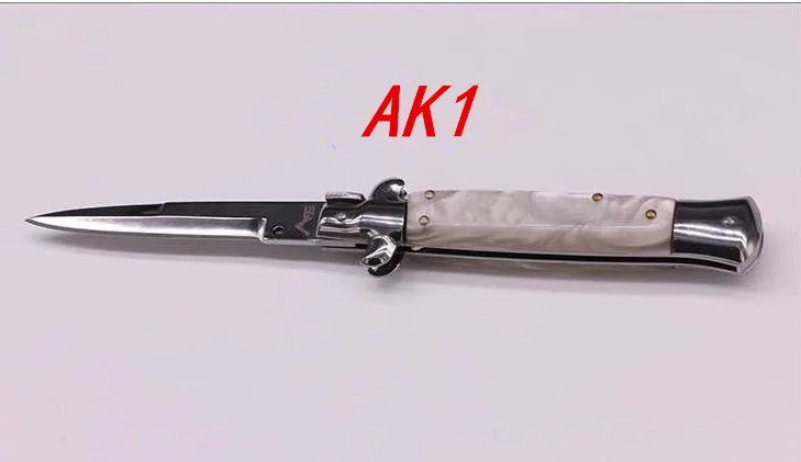 Складной нож AKC godfather 440C shell 58HRC уличный портативный складной клинок тактические