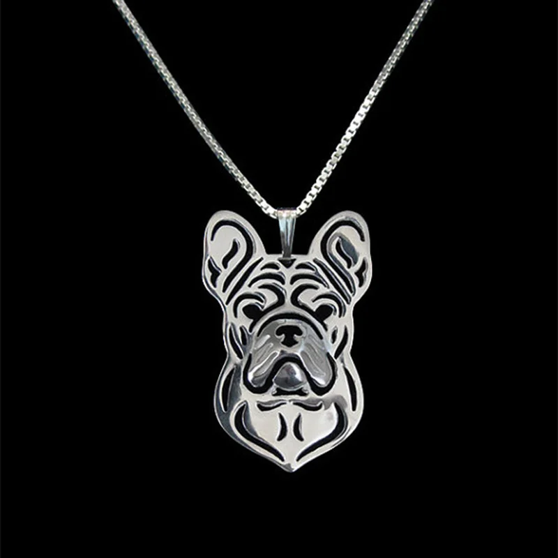Женское ожерелье с кулоном в виде французского бульдога|hunger games necklace|necklace womenpendant