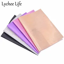 Lychee Life A4 голограмма искусственная кожа ткань красочная 29x21 см