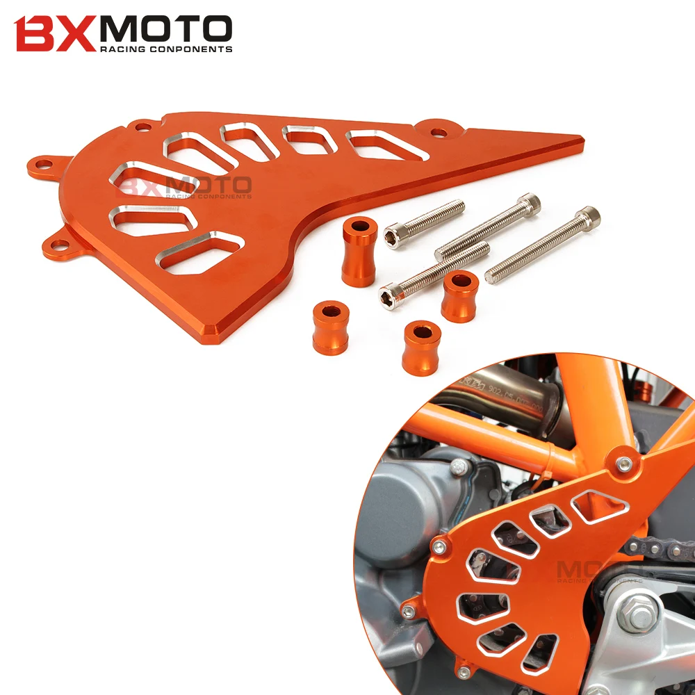 Модный Мотоцикл с ЧПУ алюминиевая заготовка передняя Звездочка крышка цепь