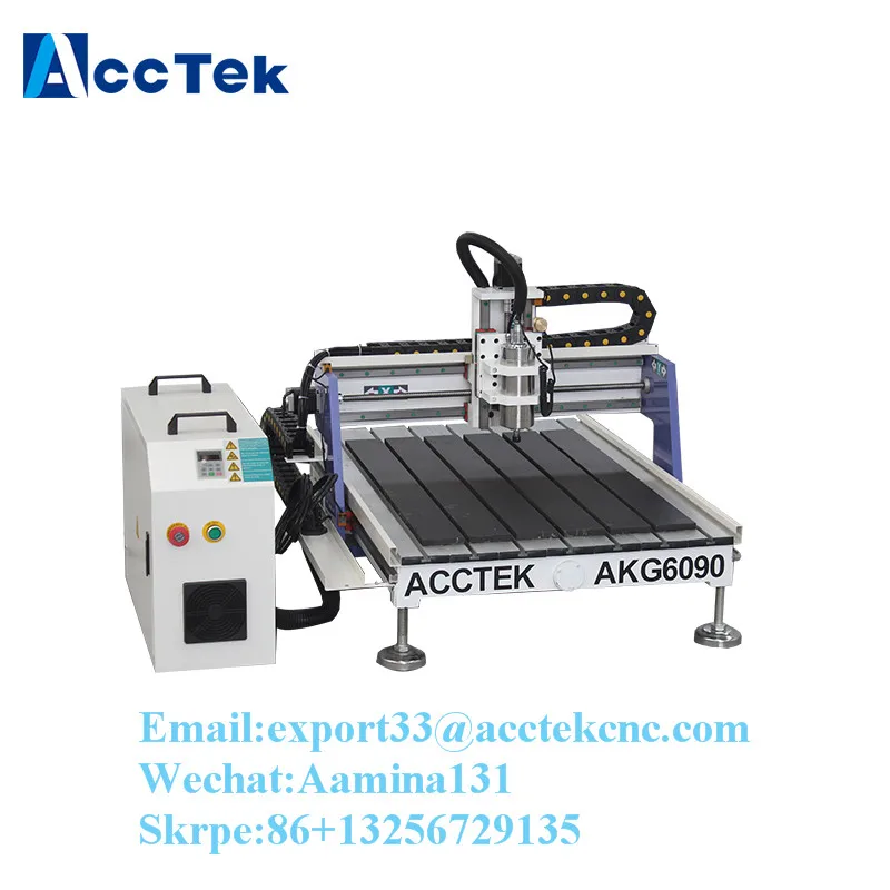cnc router 1.5kw water cooling AKG6090 price 3d/mini milling machine | Инструменты