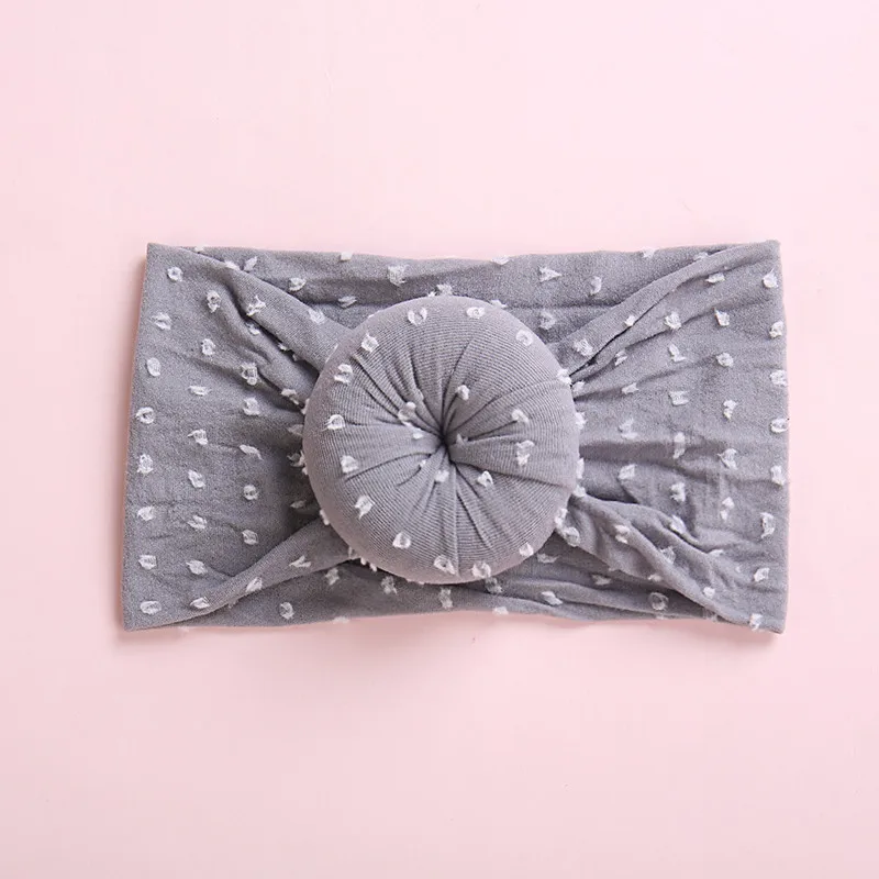 Широкие нейлоновые банты для новорожденных девочек повязки на голову с