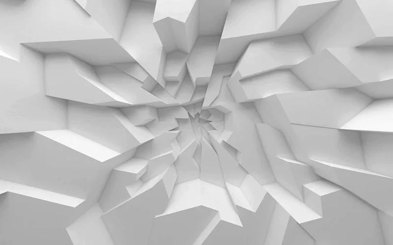 3D-обои с белым камнем для потолка объемная Настенная роспись гостиной большие