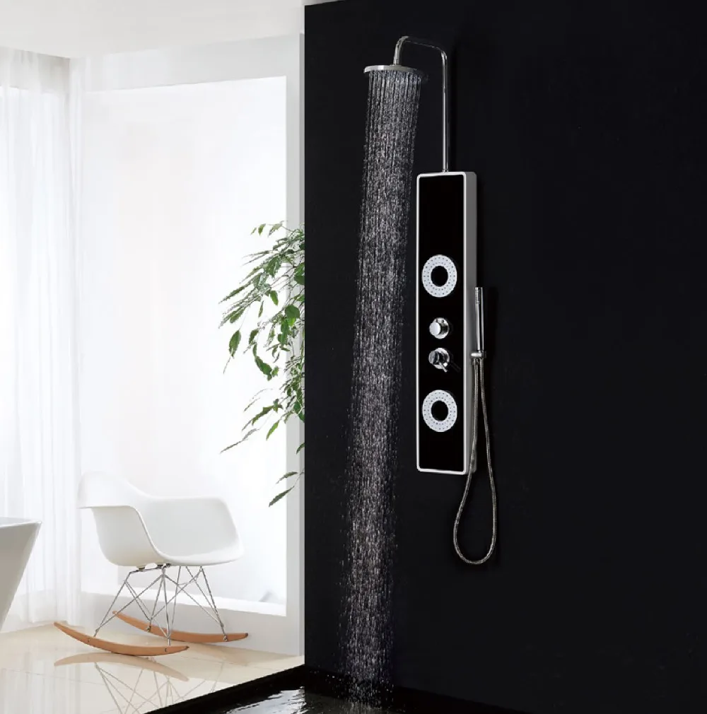 New Acrylic shower panel with rainfall &amp Jets Hand Shower Tower Column PS6301 | Обустройство дома